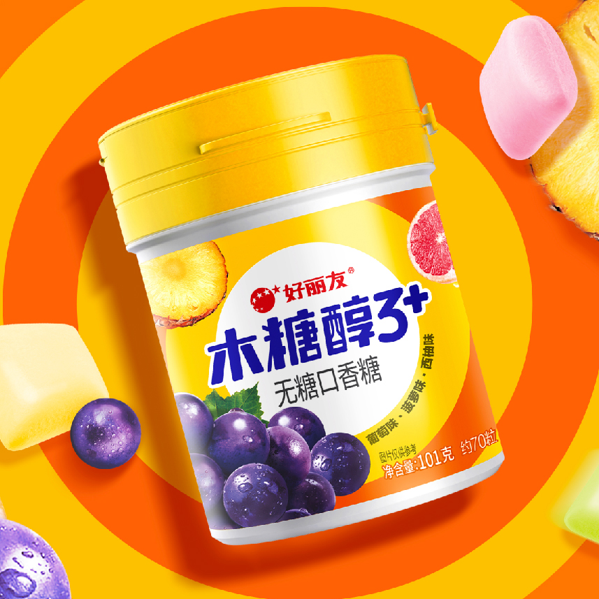 好丽友 木糖醇3+